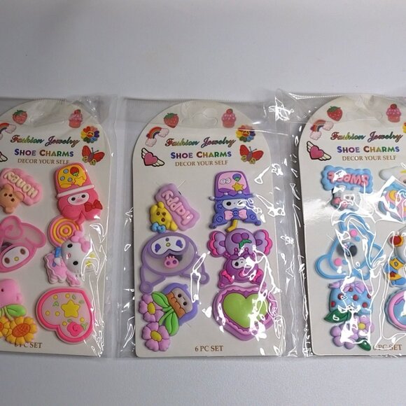 Hello Kitty & Friends Shoe Charm 6pk - You Choose - Picture 1 of 4